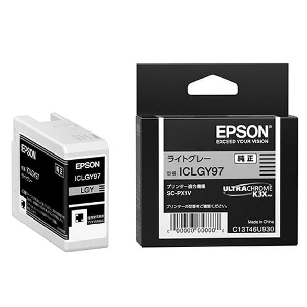 EPSON(エプソン) ICLGY97 純正インクカートリッジ ライトグレー