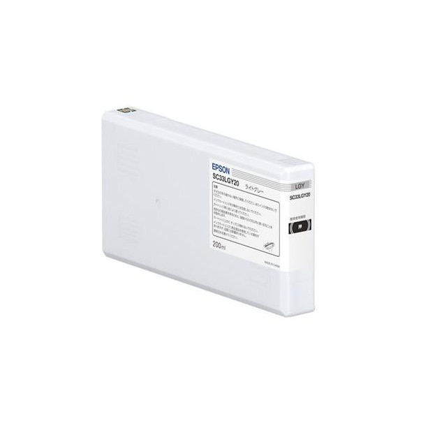 EPSON(エプソン) P5350用インクカートリッジ 200ml ライトグレー SC33LGY20