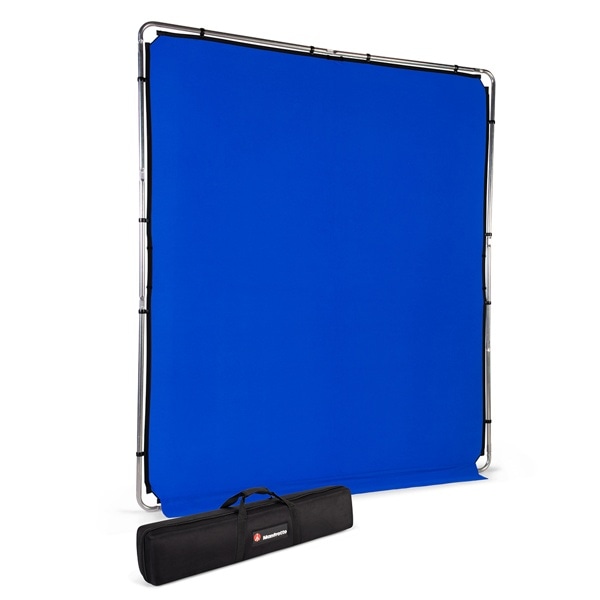 Manfrotto(マンフロット) イージーフレーム 背景キット 2x2.3m クロマブルー LL LB7948