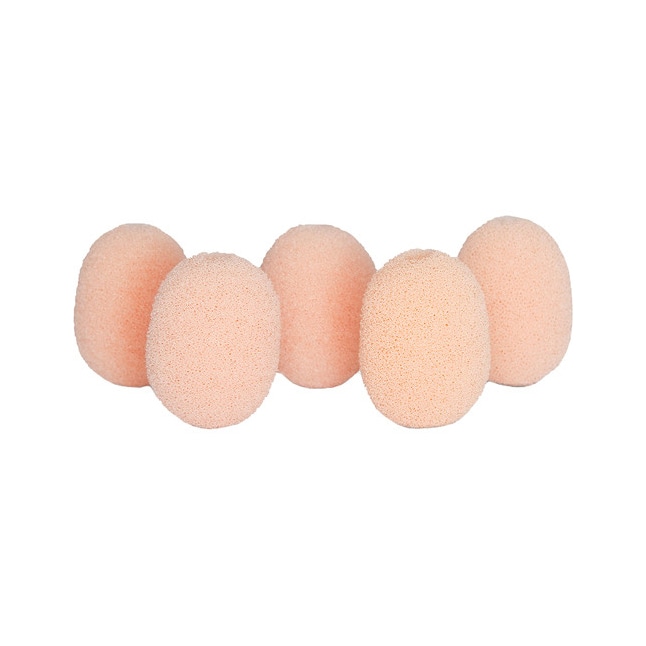 Rycoat(ライコート) ラベリアマイク用ウインドシールド(ベージュ/5個入り) RYC105502