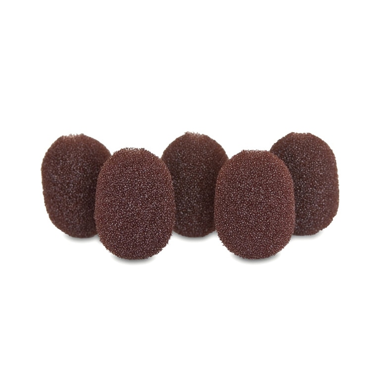 Rycoat(ライコート) ラベリアマイク用ウィンドシールド(ブラウン/5個入り) RYC105503