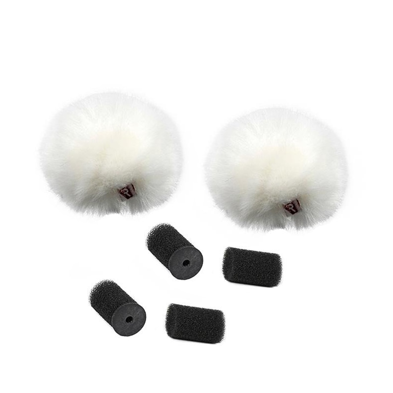 Rycoat(ライコート) ラベリアマイク用ウインドジャマー(ホワイト/2個入り) RYC065503