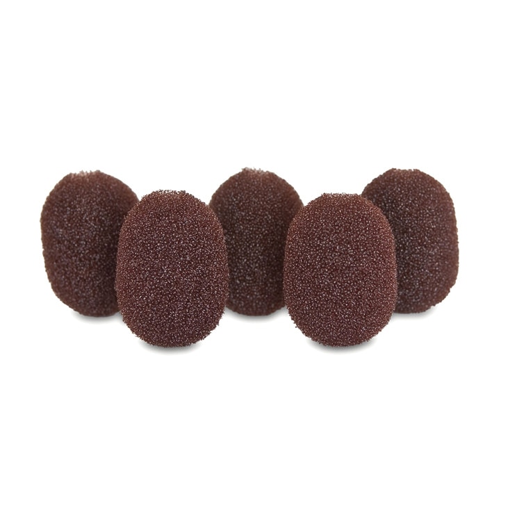 Rycoat(ライコート) ラベリアマイク用ウィンドシールド(ブラウン/5個入り/10パック) RYC105513