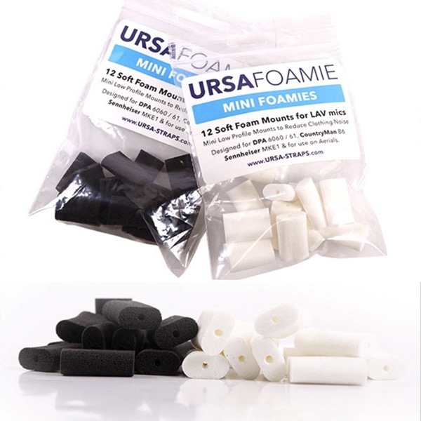 URSA STRAPS(URSAストラップス) FOAMIES MINI 12個入り - Black U-MINIFOAMIE-BLK