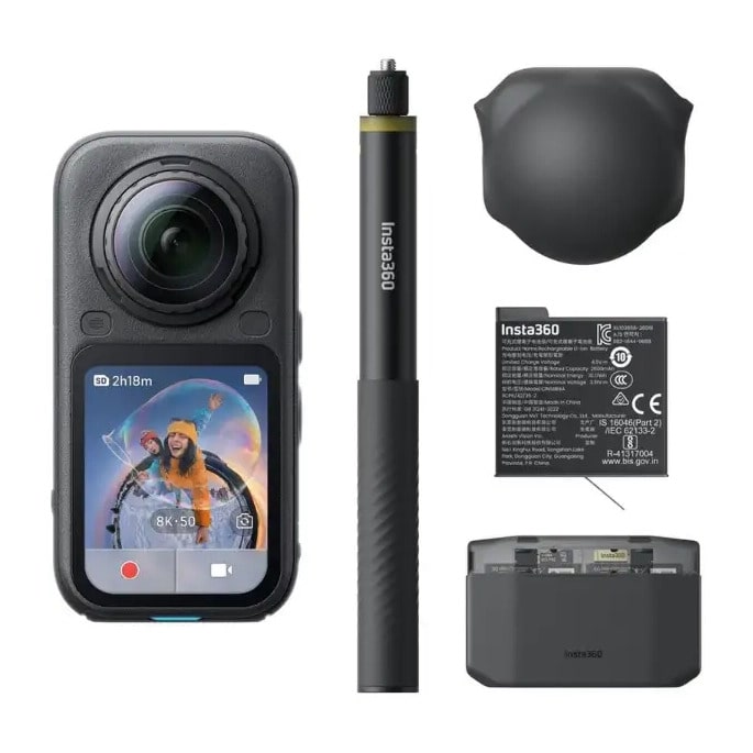 Insta360(インスタ360) Insta360 X6 エッセンシャルバンドル ミッドナイトブラック CINSABXA-X603