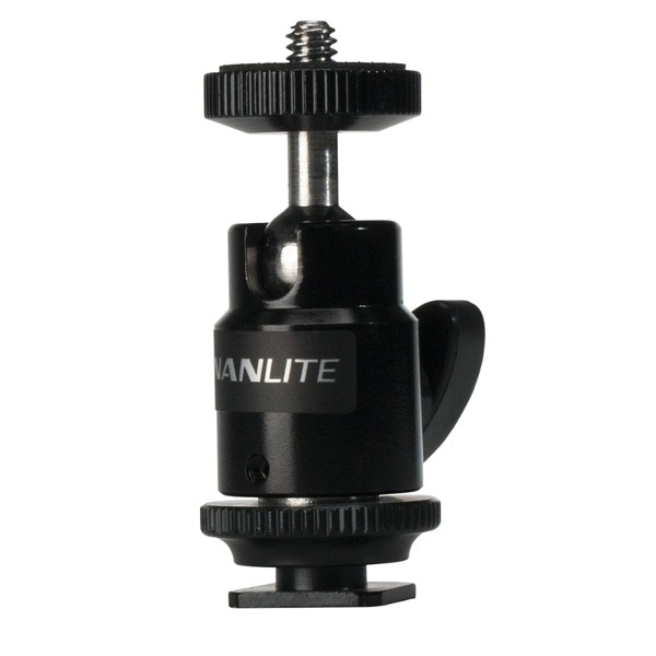 NANLITE(ナンライト) PavoTube II 6C/6XR用 ミニボールヘッド 1/4ネジマウント付 AS-BH-1/4