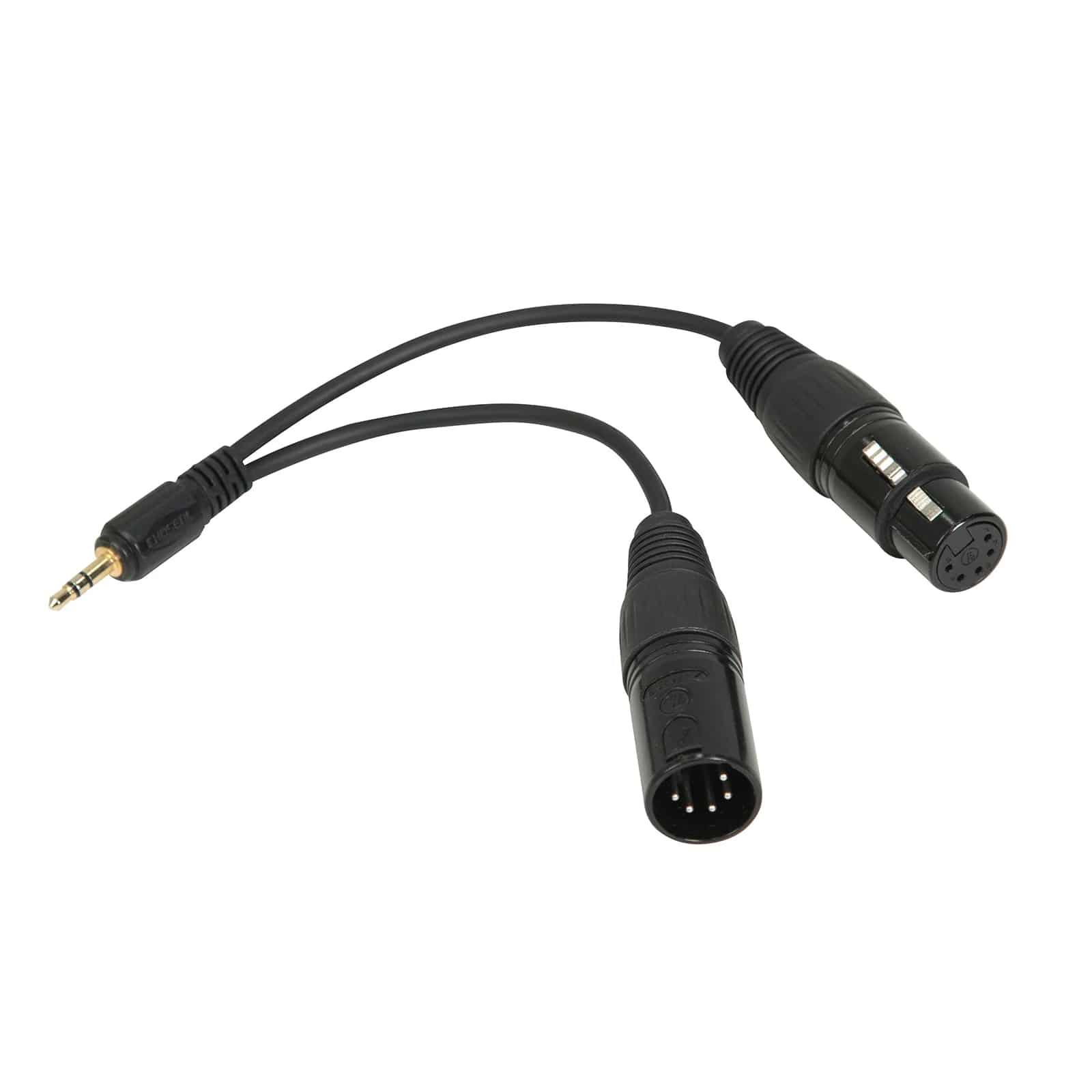 NANLITE(ナンライト) DMXケーブル用アダプター CB-DMX-3.5C-1/2