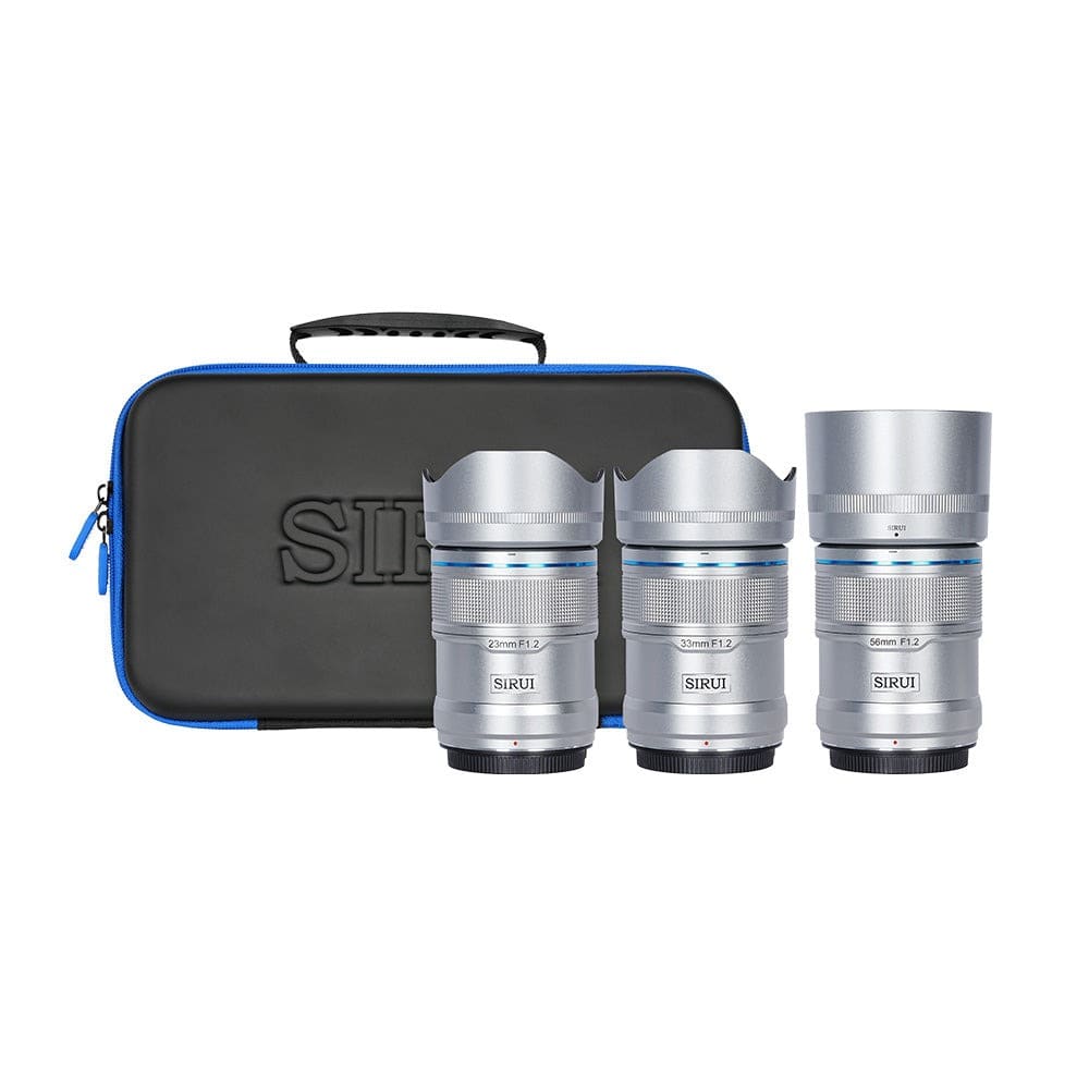 SIRUI(シルイ) AFレンズ F1.2 APS-C 3本セット フジXマウント/シルバー AS-3S-XS-JP