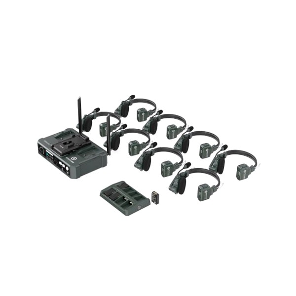 Hollyland(ホリーランド) Solidcom C1-HUB8S 9名用ヘッドセット+ステーション