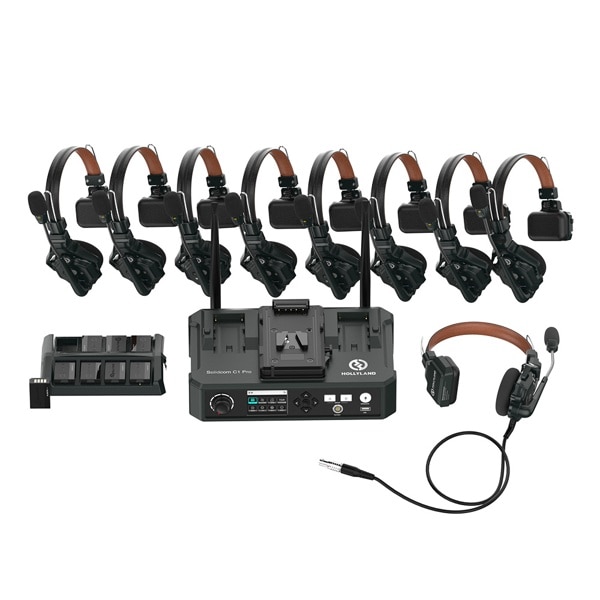 Hollyland(ホリーランド) Solidcom C1 Pro-HUB 8S ワイヤレスインターカムヘッドセットシステム