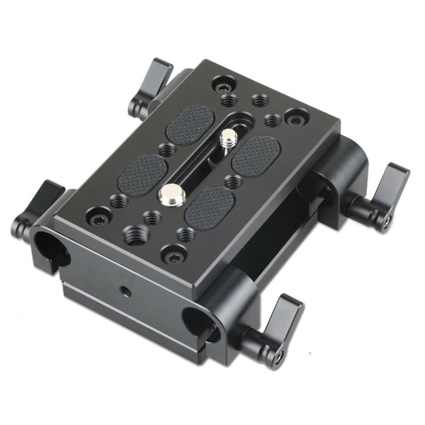SmallRig(スモールリグ) デュアル15mm径ロッドクランプ付きベースプレート 1798