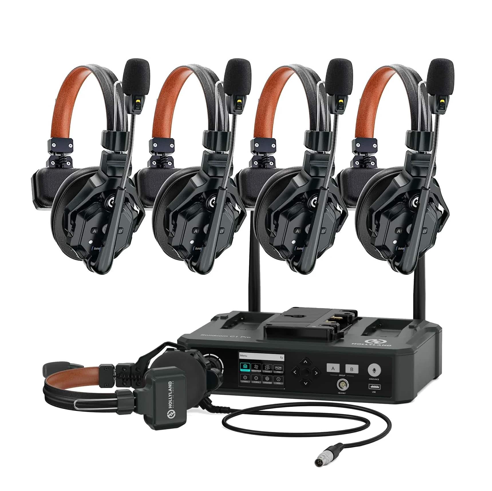 Hollyland(ホリーランド) Solidcom C1 Pro-HUB 4S(In-Ear Version)