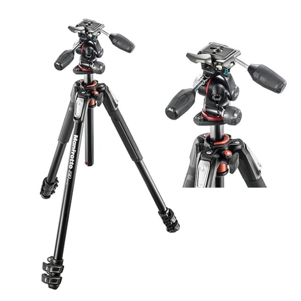 Manfrotto(マンフロット) 055プロアルミニウム三脚 3段+RC2付き3ウェイ
