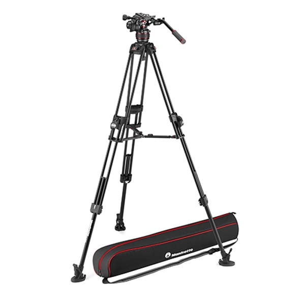 Manfrotto(マンフロット) ナイトロテック608ビデオ雲台+645FASTアルミ三脚 MVK608TWINFA