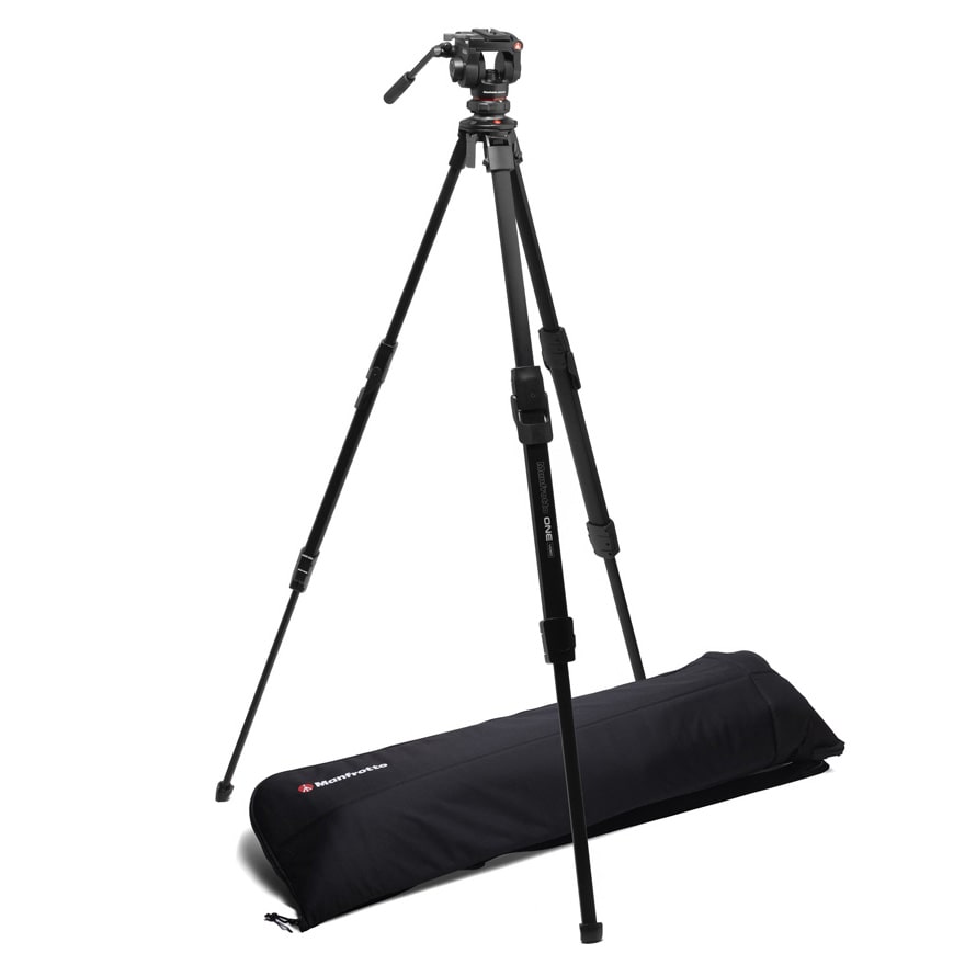 【予約受付中】Manfrotto(マンフロット) ONE Video アルミニウム三脚 500X 雲台キット MKONEVA-500X