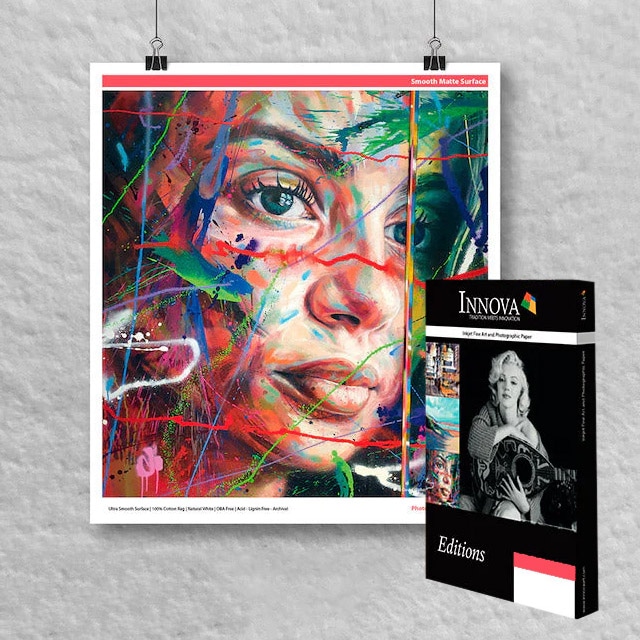 Innova Art(イノーバアート) フォトコットンラグ 315gsm A4 5枚トライアルパック