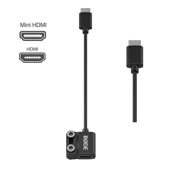 【予約受付中】RODE(ロード) HDMI アダプターケーブル ミニHDMI - HDMI / HDMI-AFCM