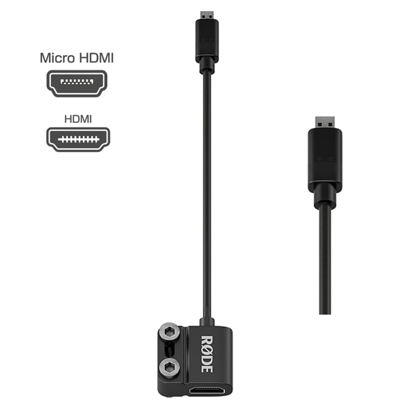【予約受付中】RODE(ロード) HDMI アダプターケーブル マイクロHDMI - HDMI / HDMI-AFDM