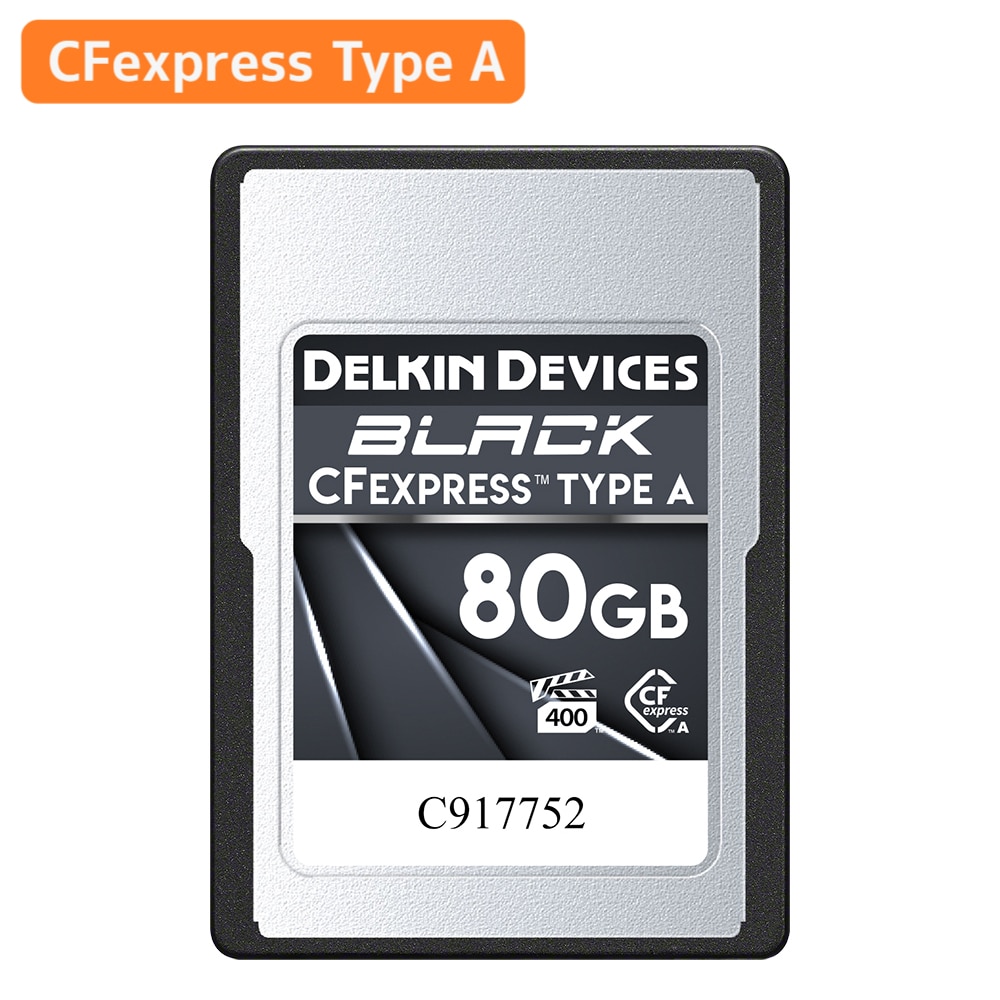 Delkin Devices(デルキン デバイセズ) BLACK CFexpress Type A VPG400 80GB DCFXABLK80