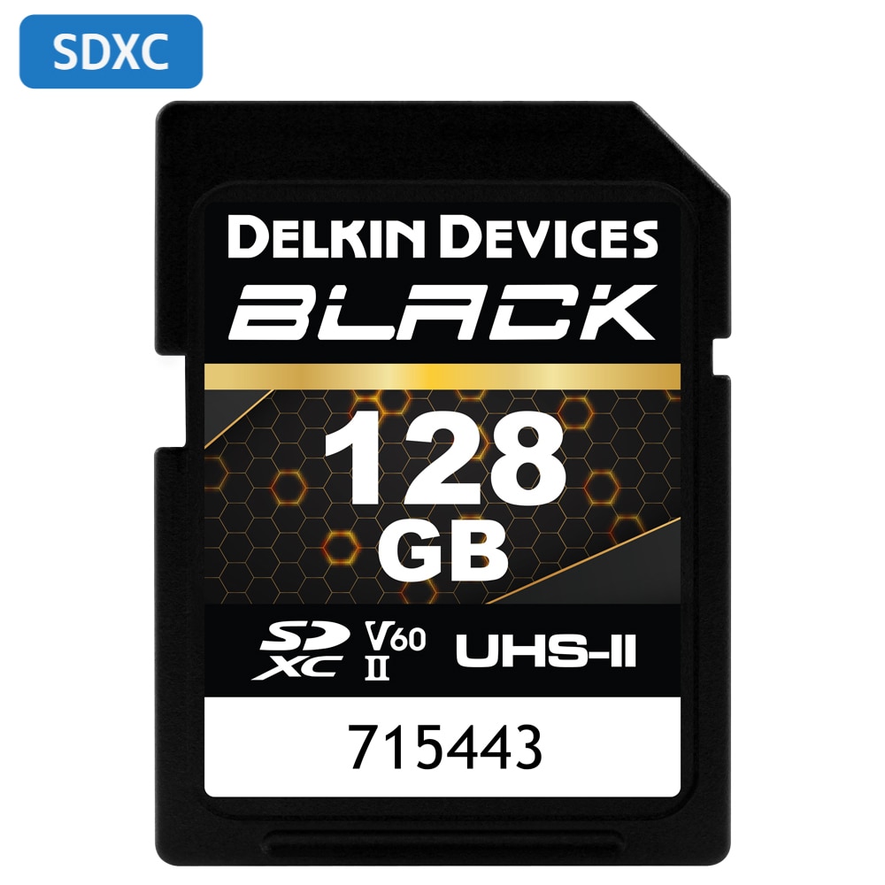 Delkin Devices(デルキン デバイセズ) BLACK SD UHS-II (V60) Rugged 128GB DSBV6128