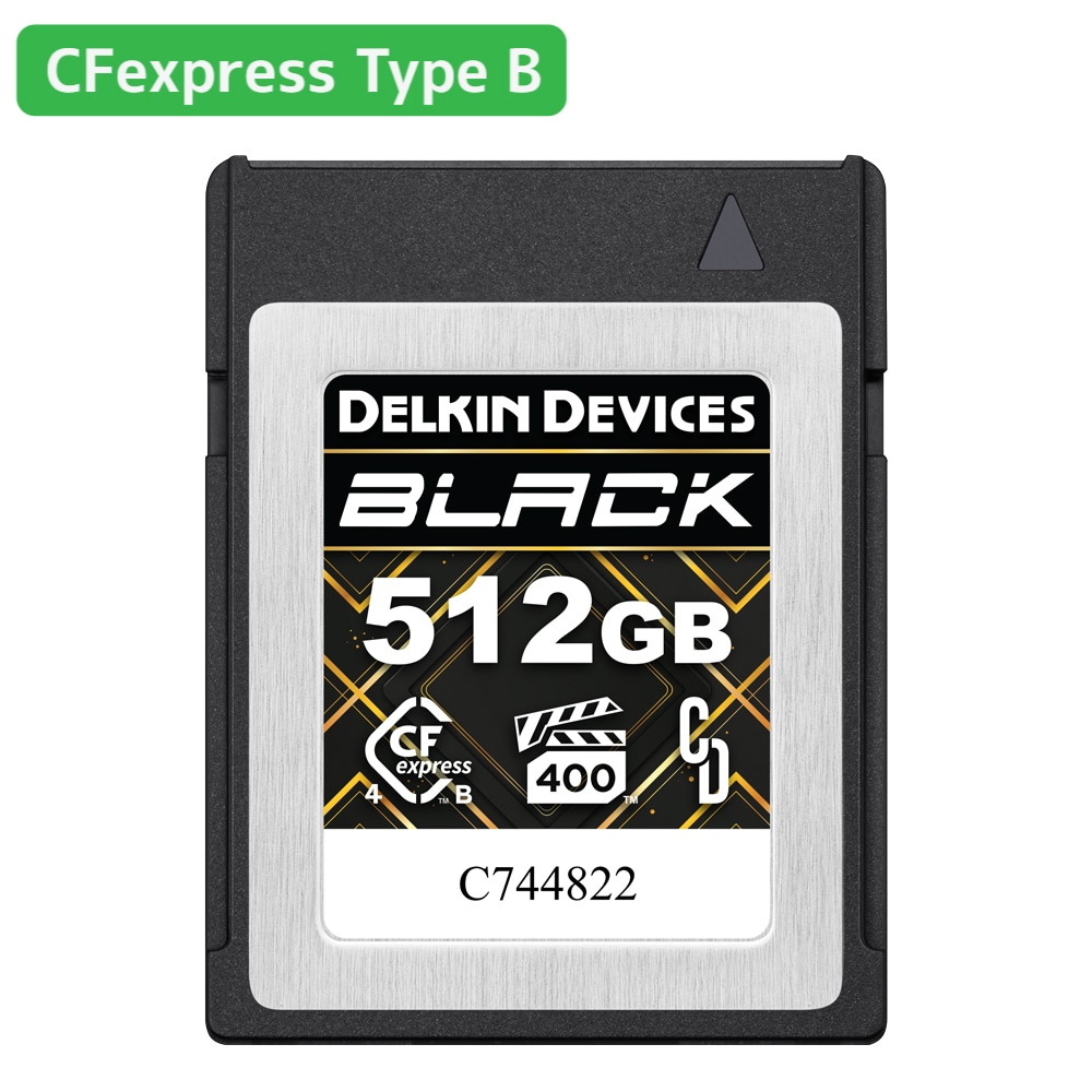 Delkin Devices(デルキン デバイセズ) BLACK CFexpress Type B 4.0 VPG400 512GB DCB4BV4512