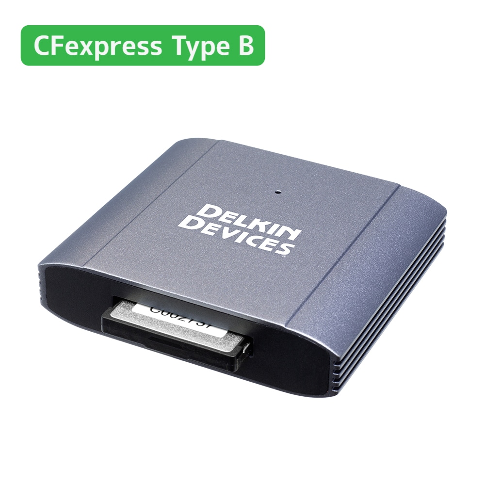 【-9/30 10%OFF】Delkin Devices(デルキン デバイセズ) USB 3.2 CFexpressタイプBメモリーカードリーダー DDREADER-62