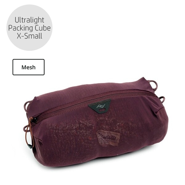【セット対象】Peak Design(ピークデザイン) ウルトラライト メッシュ パッキング キューブ Xスモール エクリプス / BUMP-EP-XS-1