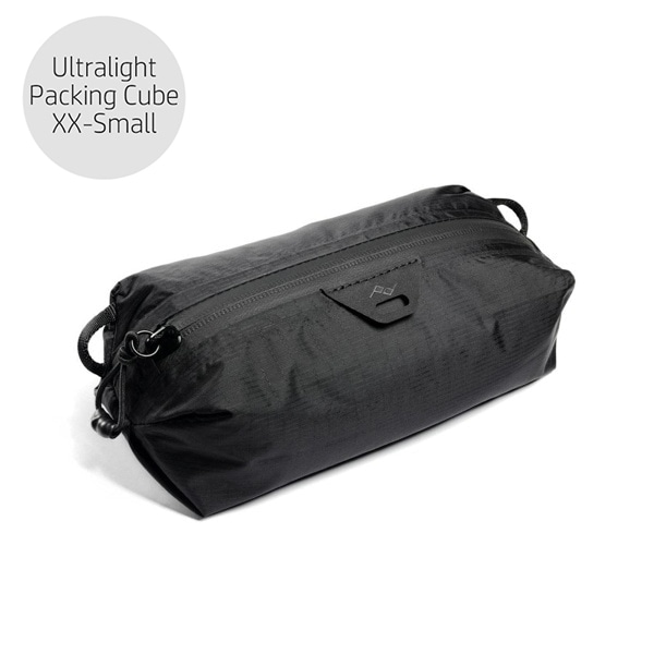 【セット対象】Peak Design(ピークデザイン) ウルトラライト パッキング キューブ XXスモール ブラック / BUP-BK-XXS-1