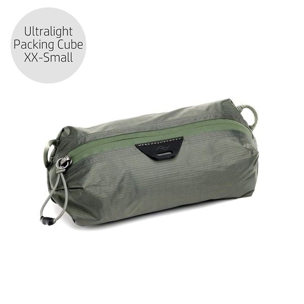 【セット対象】Peak Design(ピークデザイン) ウルトラライト パッキング キューブ XXスモール セージ / BUP-SG-XXS-1