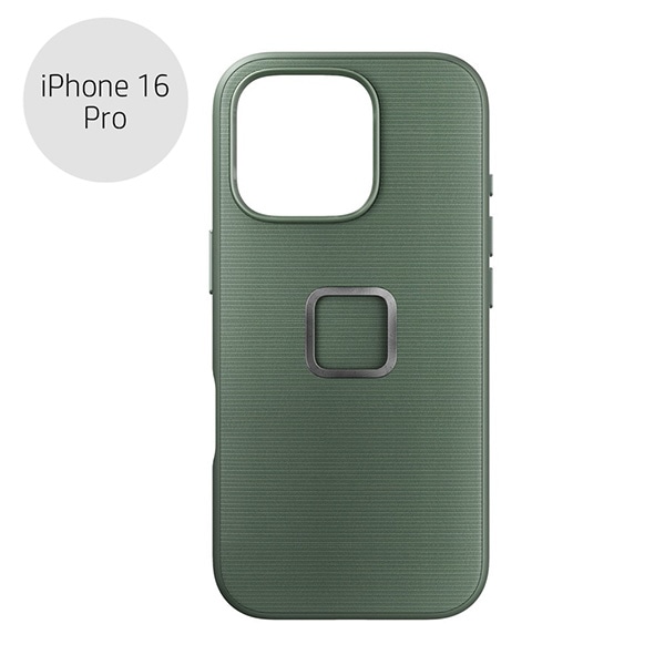 Peak Design(ピークデザイン) エブリデイ ケース iPhone 16 Pro セージ / ナイロンキャンバス / M-MC-BU-SG-1