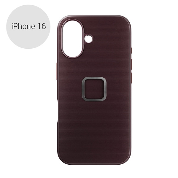 Peak Design(ピークデザイン) エブリデイ ケース iPhone 16 エクリプス / ナイロンキャンバス / M-MC-BS-EP-1