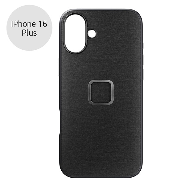 Peak Design(ピークデザイン) エブリデイ ケース iPhone 16 Plus チャコール / ナイロンキャンバス / M-MC-BT-CH-1