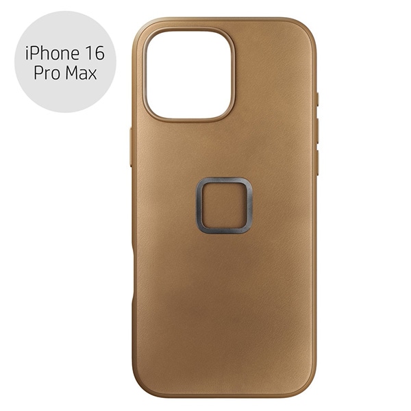 Peak Design(ピークデザイン) エブリデイ ケース iPhone 16 Pro Max タン / クラリーノ / M-MC-BV-BR-1