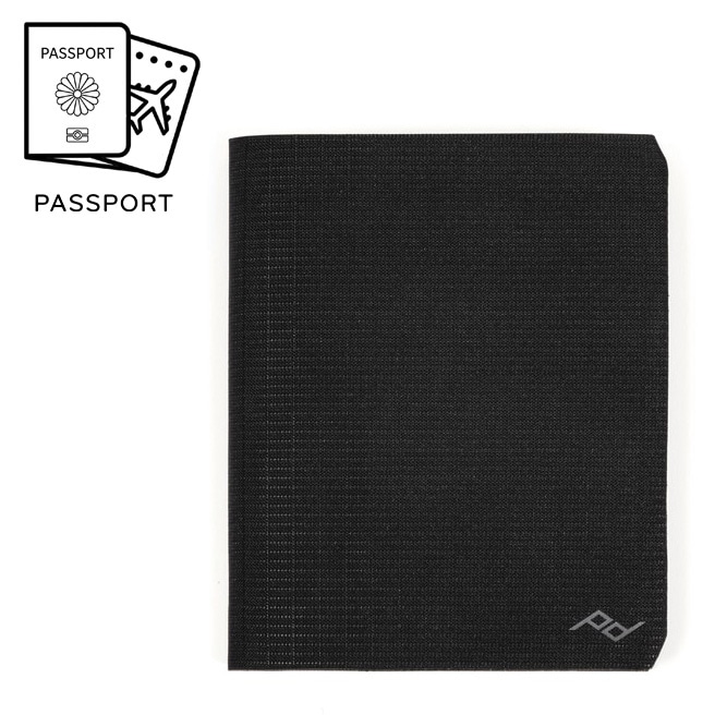 Peak Design(ピークデザイン) パスポート ウォレット ブラック / パスポート・カード・紙幣用 / WA-SP-BK-1