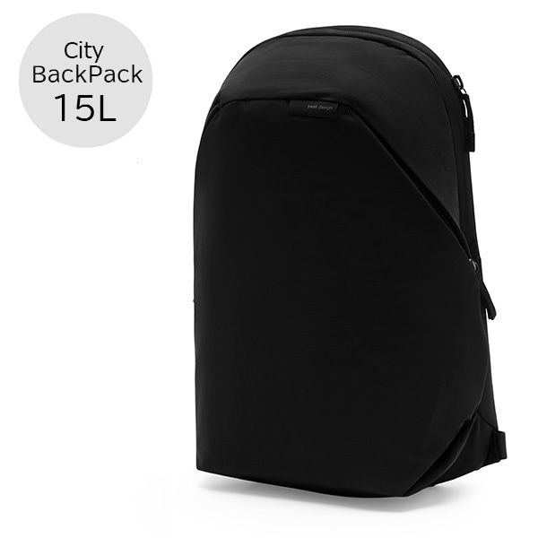 【予約受付中】Peak Design(ピークデザイン) シティ バックパック 15L ブラック / BCBP-15-BK-1
