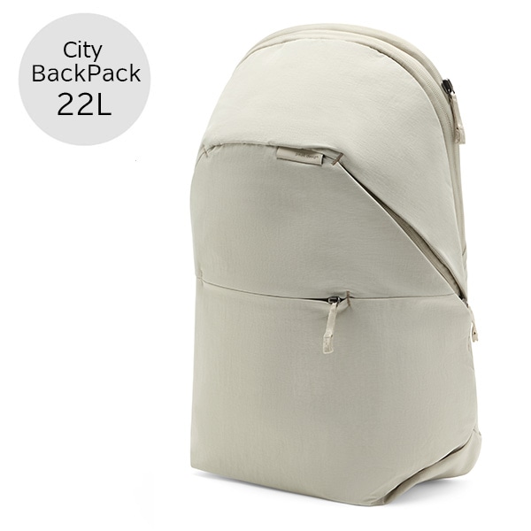 【予約受付中】Peak Design(ピークデザイン) シティ バックパック 22L ムーン / BCBP-22-PE-1