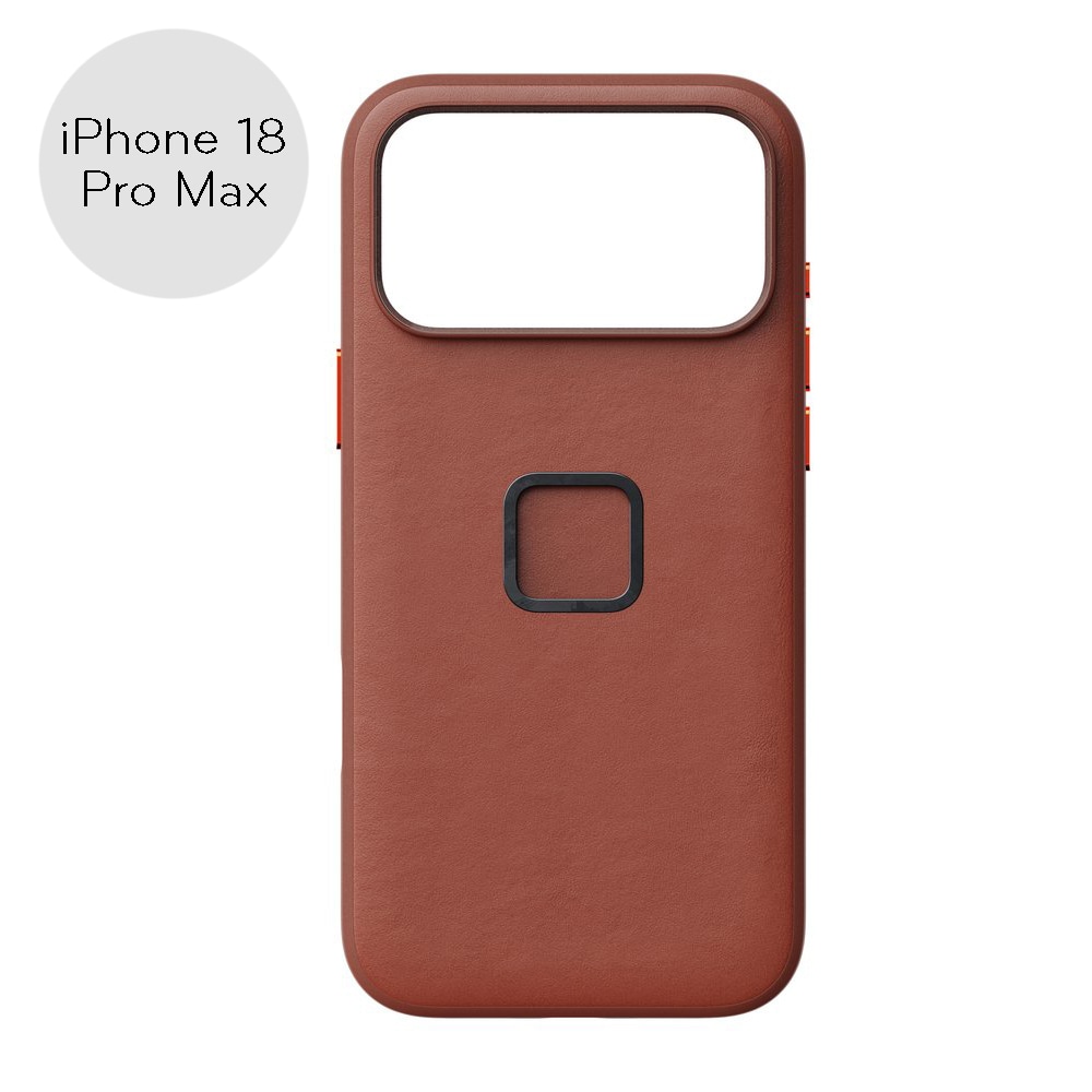 Peak Design(ピークデザイン) エブリデイ ケース iPhone 18 Pro Max レッドウッド / クラリーノ / M-MC-CP-RD-1