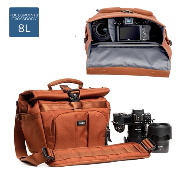 【予約受付中】thinkTANKphoto(シンクタンクフォト) フォーカスポイント クロスボディ 8L アーバンラスト