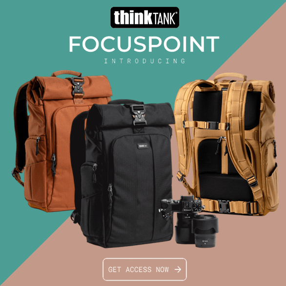 【thinkTANKphoto】利便性と汎用性を追求して設計されたロールトップバックパック「FocusPoint」