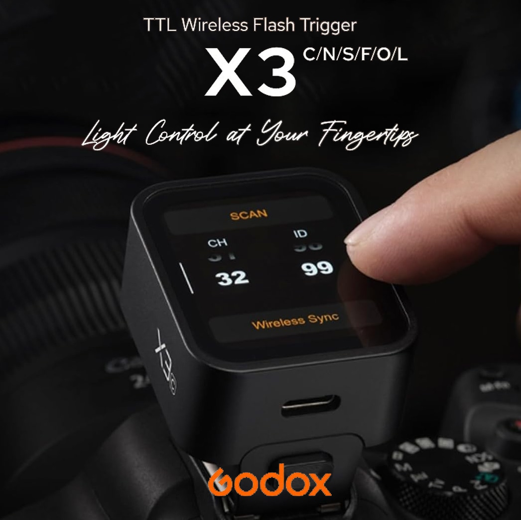 【GODOX】タッチパネル搭載ワイヤレスフラッシュトリガー『X3』