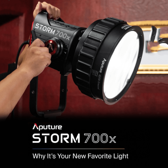 【Aputure】プロの撮影監督、照明技師、スタジオ向けLEDライト「STORM 700x」