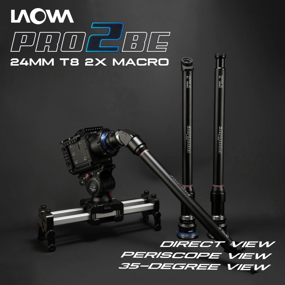 【LAOWA】マクロレンズ新機種『24mm T8 2X Macro Pro2be』