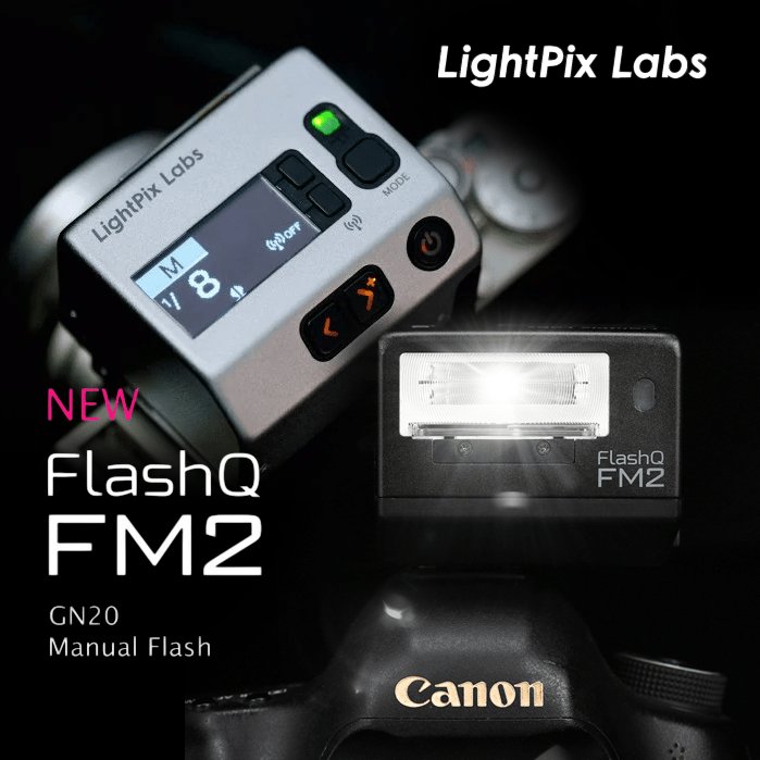【Lightpixlabs】マニュアル発行機能搭載、最新小型フラッシュ「フラシュQ FM2」