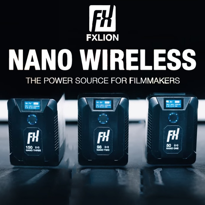 【FXLION】新製品ワイヤレス機能搭載Vマウントバッテリー『NANO WIRELESS』/最小モバイルバッテリー『ATTO ONE』