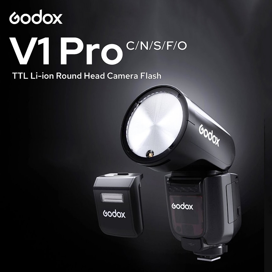 【GODOX】ラウンドカメラフラッシュ『V1 Pro』