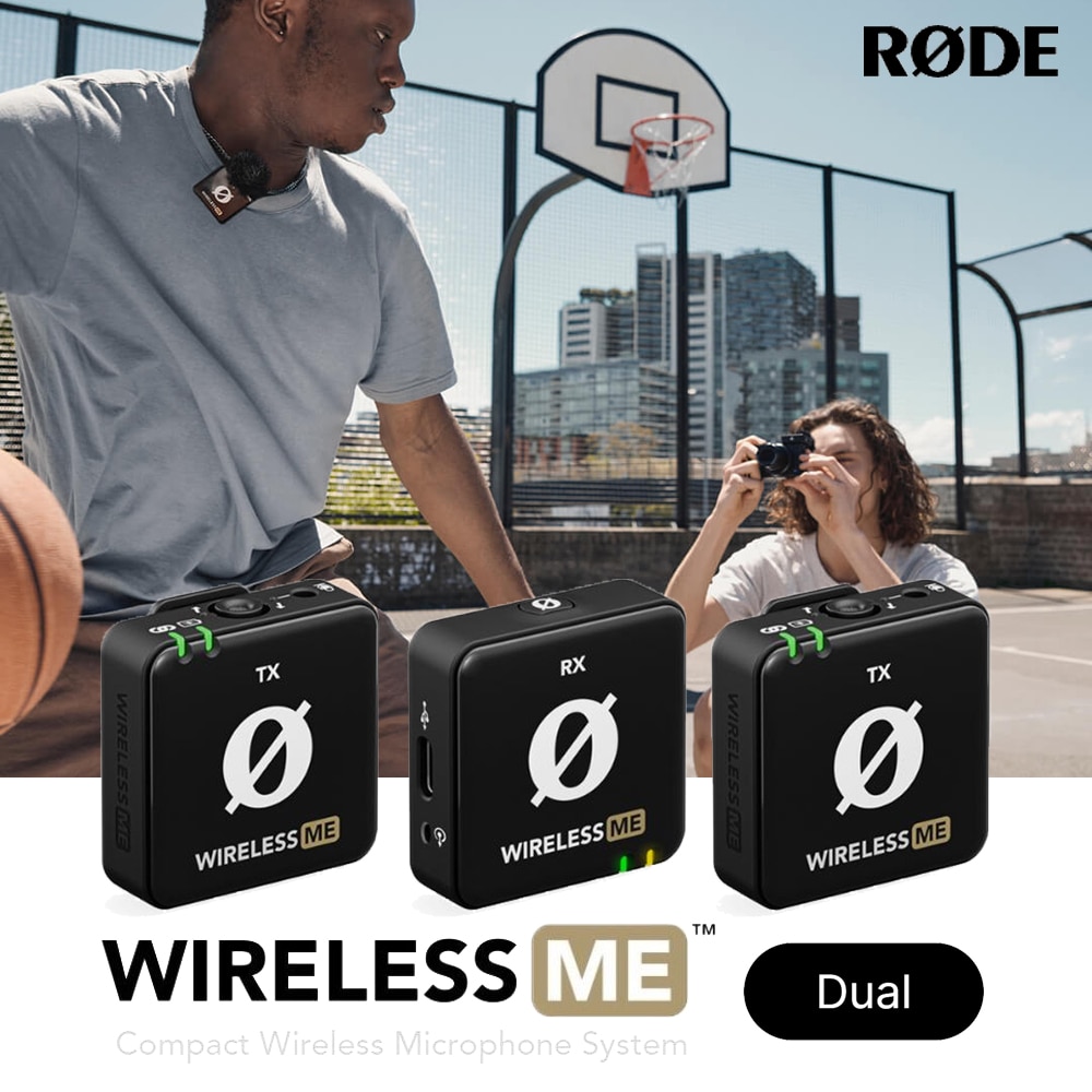【RODE】受信機1台と送信機2台のデュアルチャンネル対応セット『Wireless ME Dual』