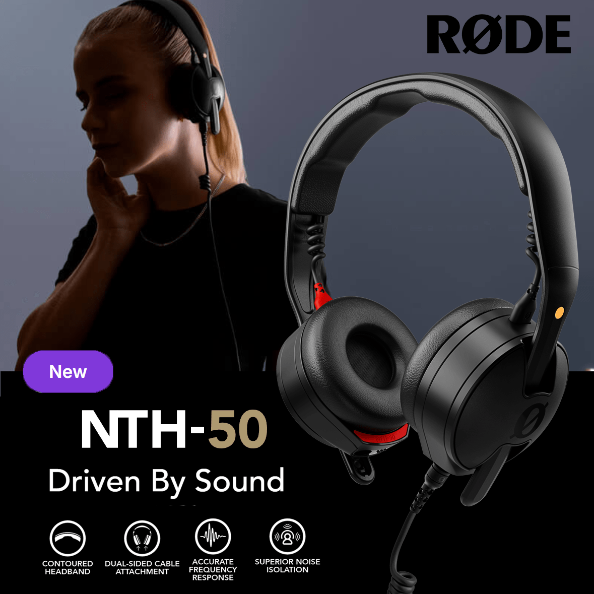 【RODE】最新のオンイヤーヘッドフォン「NTH-50」