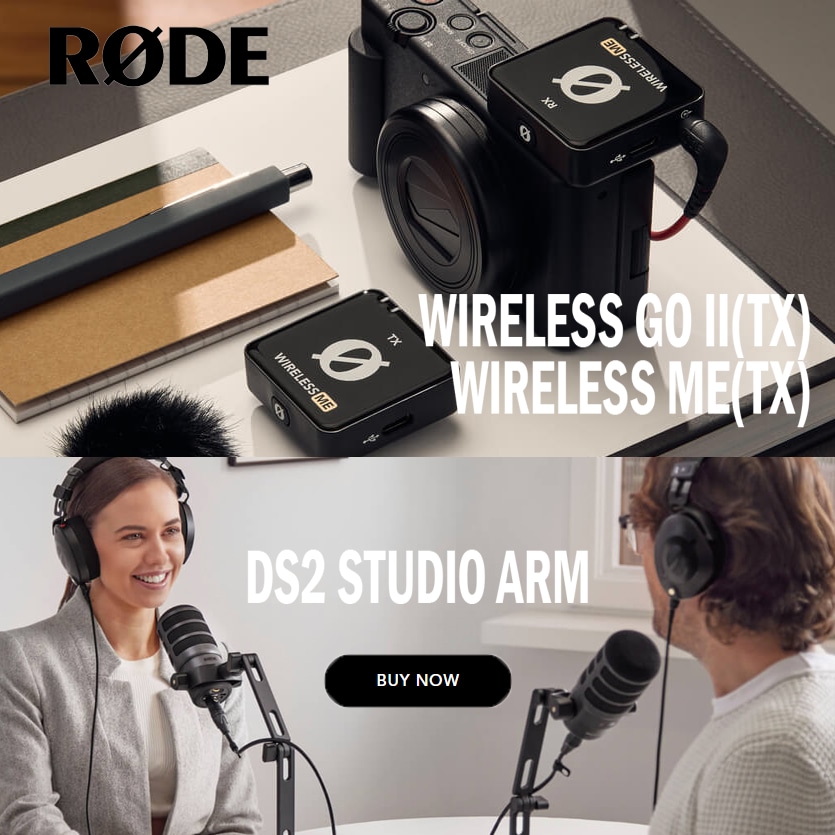【RODE】Wirelessシリーズ新製品＆スタンド