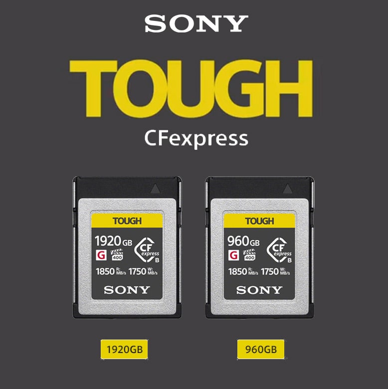 【SONY】CFexpress Type B メモリーカード『1920GB/960GB』