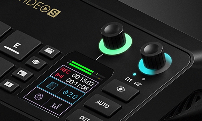 ロードキャスター ビデオ S 特徴：直感的なインターフェース